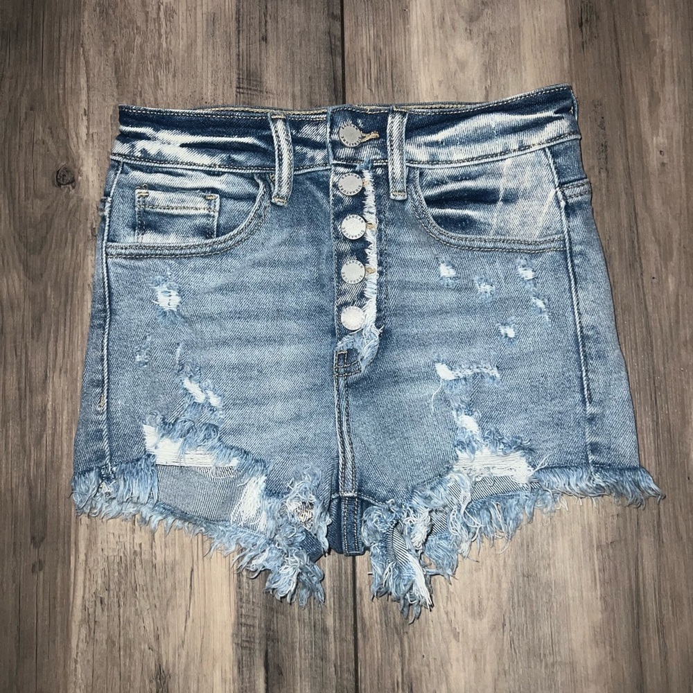 Ultra High Rise Denim Short